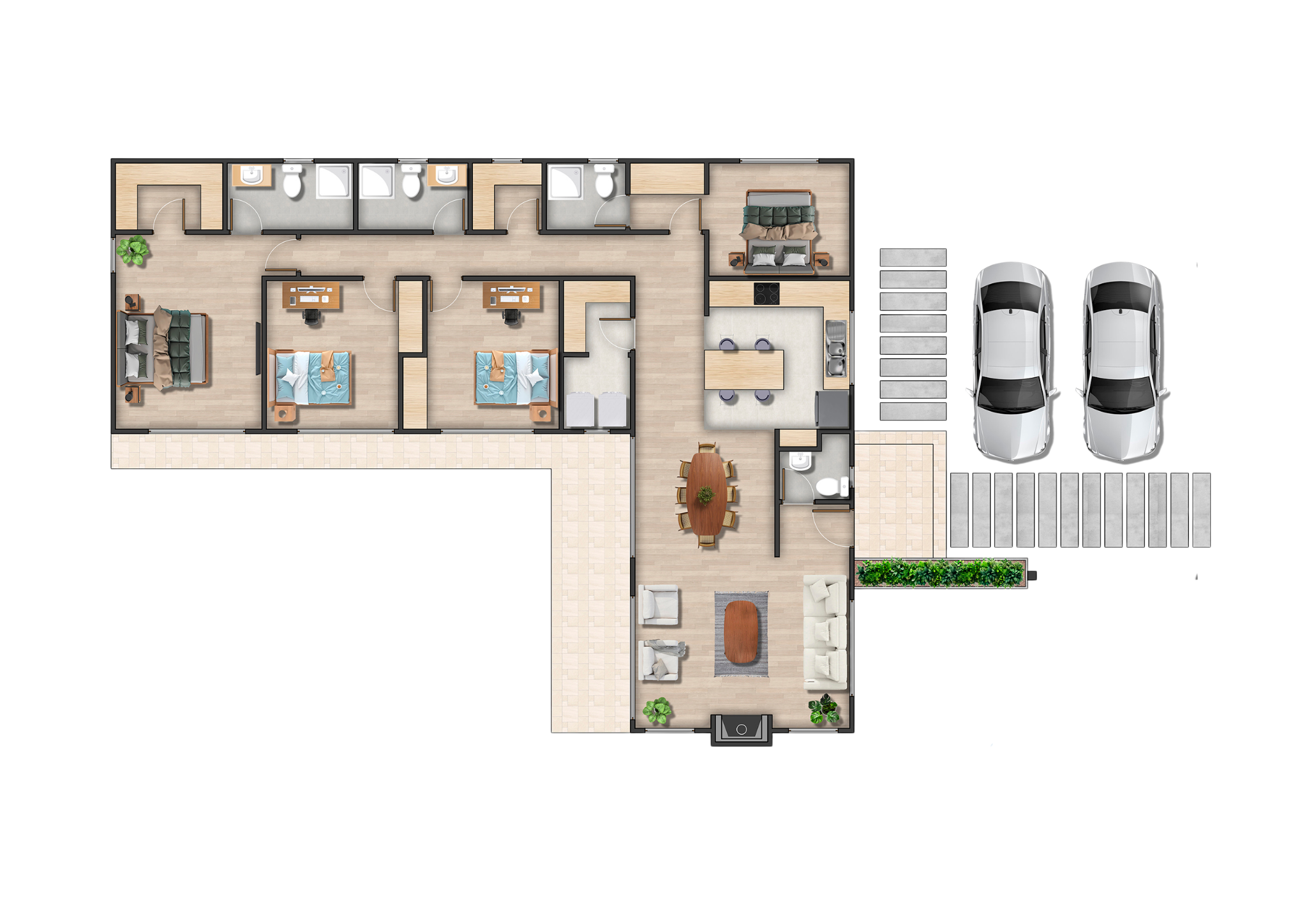 Floor plan - Alihuen Model